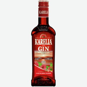 Аперитив КАРЕЛИЯ cо вкусом джина с малиной, 0.5л