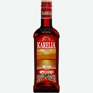 Аперитив Карелия со вкусом брусники 18% 0,5 л