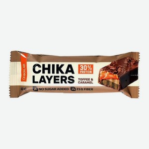 Батончик Чикалаб Чика Лейерс глазированный со вкусом Соленая карамель и арахис 60г