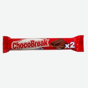 Батончик Choco Break Crafers с шоколадом и молочной начинкой 40 г