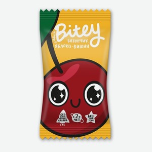 Батончик фруктово-ягодный Take a Bitey Яблоко-вишня с 2-х лет 25г