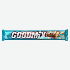 Батончик Goodmix со вкусом соленой карамели и с хрустящей вафлей, 44 г
