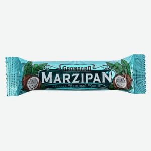 Батончик марципановый GRONDARD с кокосовой начинкой, 50 г