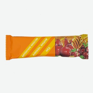 Батончик мюсли овсяный клюква-вишня-мед 25 г