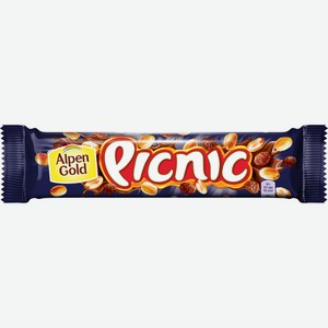 Батончик Picnic арахис-изюм 38 г