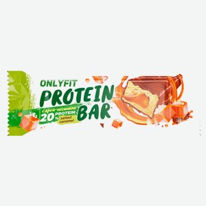 Батончик протеиновый Onlyfit соленая карамель, 50 г