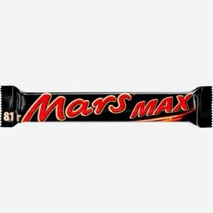 Батончик шоколадный с карамелью и нугой Mars Max 81г 81 г