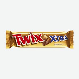 Батончик шоколадный с карамелью Twix Xtra 82г