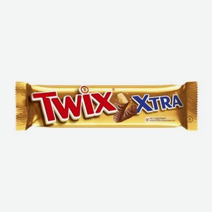 Батончик шоколадный с карамелью Twix Xtra 82г 82 г