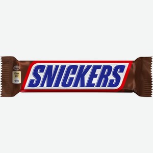 Батончик шоколадный SNICKERS с жар арахисом карамелью и нугой покр мол шок, Россия, 50,5 г