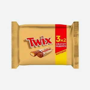 Батончик шоколадный ТВИКС мультипак 3*55 гр