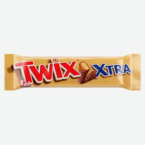 Батончик шоколадный TWIX Xtra с карамелью и печеньем, 82 г