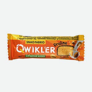 Батончик Snaqfabriq qwikler Praline глазированный Ореховое пралине 35г, Россия