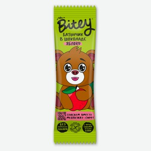 Батончик злаково-фруктовый Take a Bitey в шоколаде яблоко, 35 г