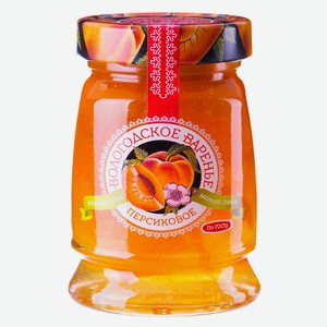 Варенье Вологодское варенье Домашнее персиковое, 370г