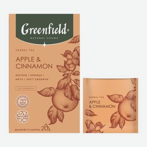 Чайный напиток со вкусом яблоко и корица Greenfield Natural Tisane 20пир