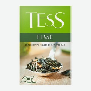 Чай зеленый Tess Lime листовой 100г 100 г