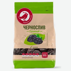 Чернослив АШАН Красная птица сушеный, 300 г