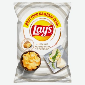 Чипсы картофельные Lay s со вкусом моцарелла с песто, 70 г