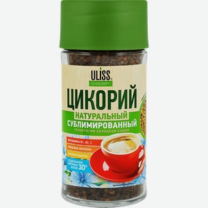 Цикорий растворимый ULISS Chicory натуральный сублимированный, ст/б, 85г