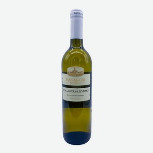 Вино БАДАГОНИ Алазанская долина ординарн. сорт. бел. п/сл. 0.75л 10-12%