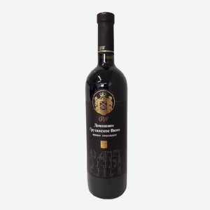 Вино ДЖИ ЭР ВИ Домашнее сорт. ординарн. красное сух. 0.75л 11.5%