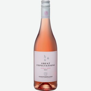 Вино GREAT EXPECTATIONS Шираз Розе Робертсон Вэлли розовое сухое, 0.75л, ЮАР, 0.75 L