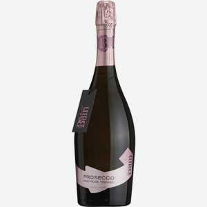Вино игристое BEDIN Millesimato Prosecco Rose Тревизо роз. брют, Италия, 0.75 L