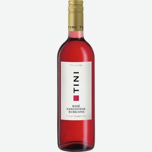 Вино TINI Rose молодое розовое полусухое, 0.75л, Италия, 0.75 L
