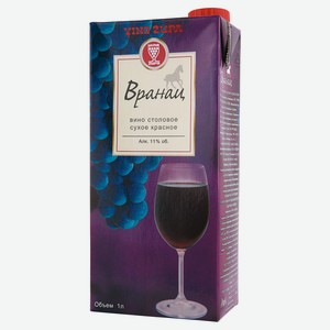 Вино Vino Zupa Вранац красное сухое Сербия, 1 л