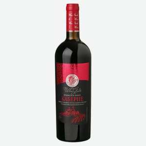 Вино Wine Guide Каберне красное полусладкое Россия, 0,75 л