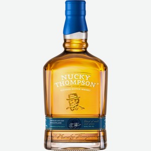 Виски NUCKY THOMPSON Купажированный 3 года алк.40%, Россия, 0.5 L
