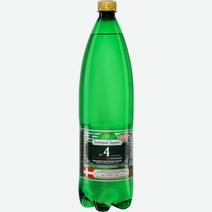 Вода минеральная ЗАПОВЕДНИК ЗДОРОВЬЯ №4 лечебно-столовая газ. ПЭТ, Россия, 1.5 L