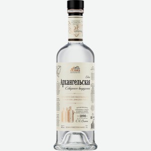 Водка АРХАНГЕЛЬСКАЯ Северная выдержка алк.40%, Россия, 1 L