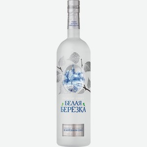 Водка БЕЛАЯ БЕРЕЗКА алк.40%, Россия, 1 L