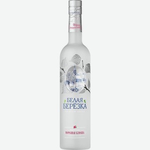 Водка Белая березка Морозная Клюква 40% 0.5л