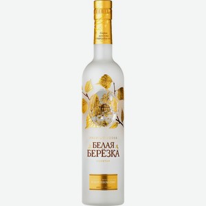 Водка БЕЛАЯ БЕРЕЗКА Золотая алк.40%, Россия, 0.5 L