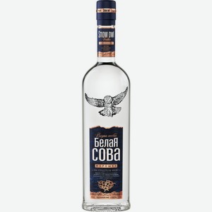 Водка БЕЛАЯ СОВА Морошка на северном меду особая алк.40%, Россия, 0.7 L