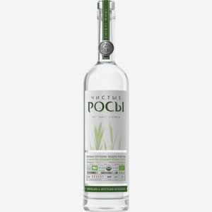Водка ЧИСТЫЕ РОСЫ алк.40%, Россия, 0.5 L