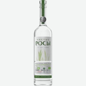 Водка ЧИСТЫЕ РОСЫ алк.40%, Россия, 0.7 L