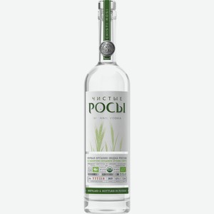 Водка ЧИСТЫЕ РОСЫ алк.40%, Россия, 1.5 L