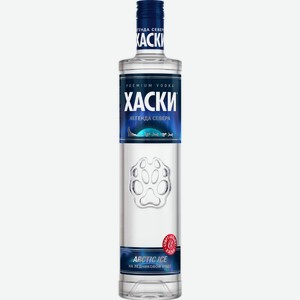 Водка ХАСКИ Arctic ice Арктический лёд алк.40%, Россия, 0.5 L