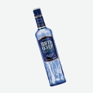 Водка  Пять Озер , 40%, 0.7 л