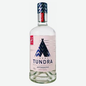 Водка Tundra Authentic Россия, 0,7 л