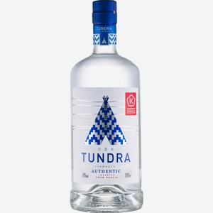 Водка Tundra Authentic водка крайнего севера алк.40%, Россия, 1 л