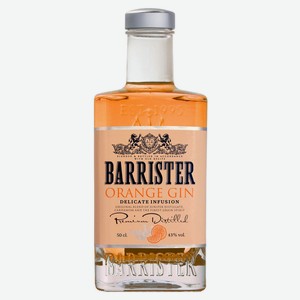 Джин Barrister Orange Россия, 0,5 л