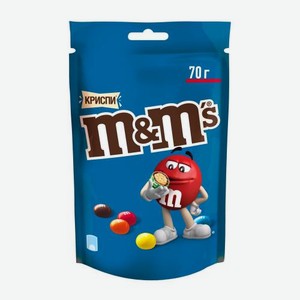 Драже Криспи с хрустящим центром M&M s 70г 70 г