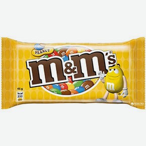 Драже M&M s арахис 45гр