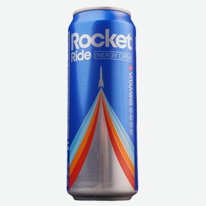 Энергетический напиток Rocket Ride Vitamins газированный, 450 мл