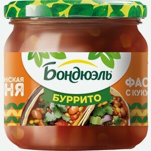 Фасоль BONDUELLE Красная с кукурузой по-мексикански в соусе Буррито, Россия, 350 мл